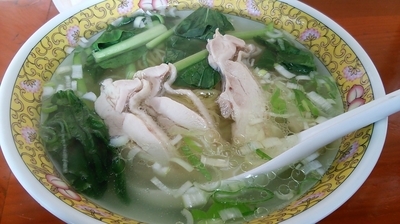 「鶏塩そば」@崑崙山飯店の写真