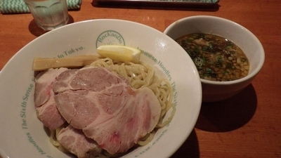 「限定 煮干醤油つけそば」@麺屋 六感堂 Rock'anDoの写真