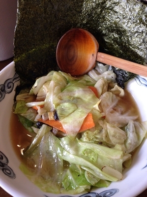 「キャベツのシャキシャキ炒めそば」@ラーメン創作麺処 めん坊の写真