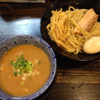「鶏白湯つけめん 醤油 800円  全部トッピング280円」@麺堂 稲葉 Kuki styleの写真