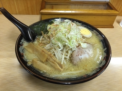 「味噌ラーメン大盛り 味こいめ」@味源 河辺店の写真
