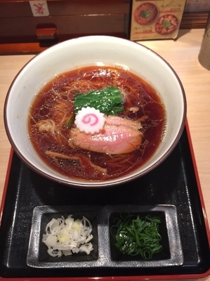 「芳醇 鴨そば（細麺）900円」@銀座 鴨そば 九代目 けいすけの写真