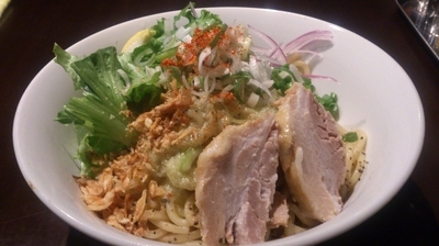 「【本日のイレギュラーメニュー】創作冷やしまぜそば(大)」@ajito ismの写真