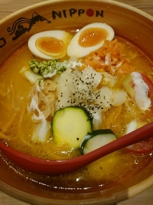 「味玉ベジソバ(1,020円)」@ソラノイロ NIPPONの写真