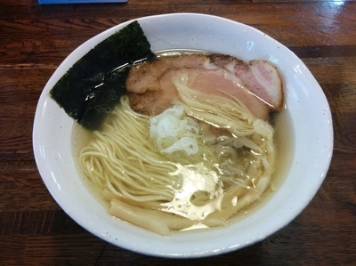 「塩らーめん　650円」@上州地鶏らーめん まるわの写真