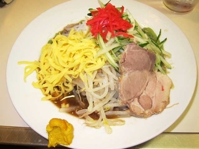 「冷し中華　400円」@博多天神 新橋1号店の写真