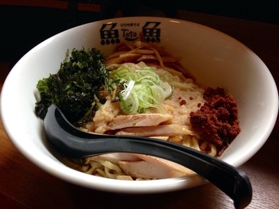 「期間限定 夏のこってり背脂そば(辛味有り) ¥870」@立川中華そば とと ホンテンの写真