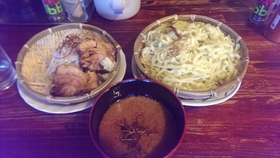 「味噌ラーメン、つけ麺、大盛り、全部増し」@豪徳寺ラーメン りらくしんの写真
