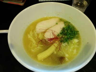 「鶏白湯soba」@麺仁 鯱の写真