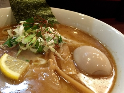 「豆しお味玉らーめん」@麺や まめよしの写真