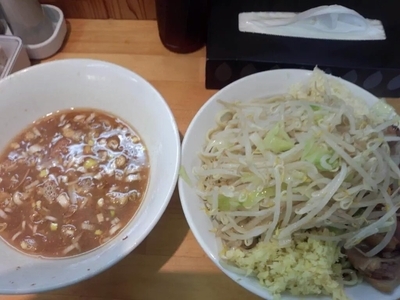 「つけ麺   ニンニクショウガ」@らーめん つの旨の写真