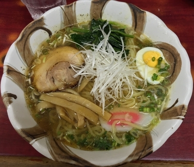 「冷たい支那そば＋茶碗焼きめし（￥700＋￥360）」@一文無の写真