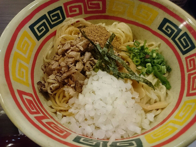 「まぜちゃん（あえそば）大盛」@東京じゃんがら 丸の内店の写真