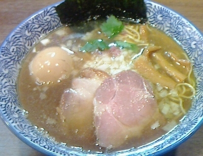 「味玉極上煮干しそば」@煮干しつけ麺 宮元の写真