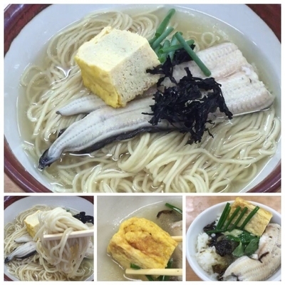 「【限定❸】鰻のせ和風中華そば 茶漬けセット 1100円」@㐂九家の写真