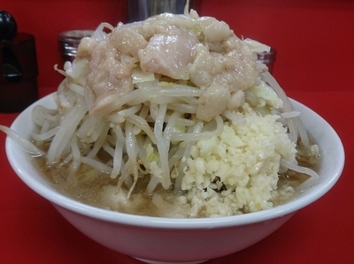 「小ラーメン豚入り」@ラーメン二郎 茨城守谷店の写真