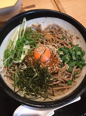 「シビレまぜそば」@肉そば ごんの写真