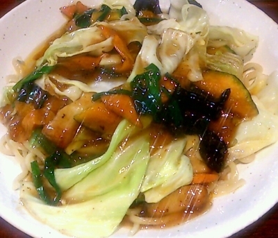 「スタミナ冷やし　￥750」@俺の麺 豚と鳥の写真