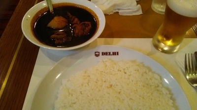 「カシミールカレー 950円 ＋ ライス 210円」@デリー 銀座店の写真