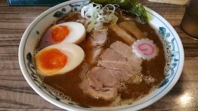 「ラーメン＋味玉」@麺屋 英の写真
