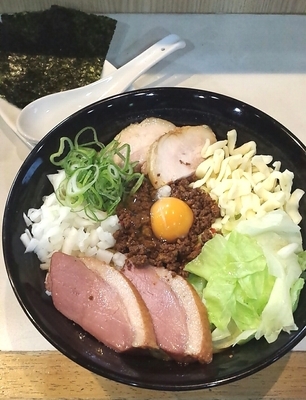 「【限定】汁無し麻辣鴨油麺(大盛)830円」@麺屋 扇 SENの写真