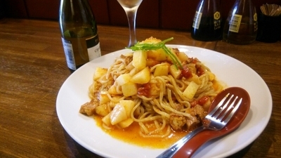 「桃とチャーシューのガトリング風エクストラコールド」@ラーメンアキラの写真