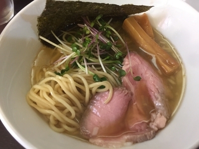 「鯛だし塩ラーメン850円」@ラーメン スイケン suikenの写真