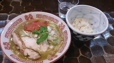 「【限定】濃厚渡蟹蕎麦 ガーリックライス付き」@特級鶏蕎麦 龍介の写真