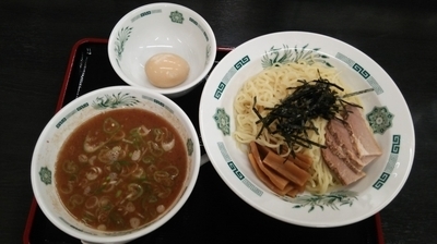 「和風つけ麺＋味玉」@日高屋 大森西口店の写真