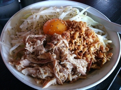 「汁なし麺　大」@麺とび六方の写真