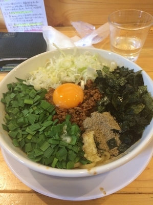 「台湾混ぜそば」@横浜家系ラーメン 天辺家の写真