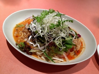 「冷やしTANTAN麺〜ヘーゼルナッツ風味〜ランチセット」@蔭山樓の写真