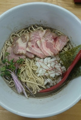 「煮干らーめん【ヤバニボ(小)・鬼】」@めんや天夢の写真