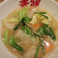 春キャベツの野菜らーめん(780円)、よくばりＢセット