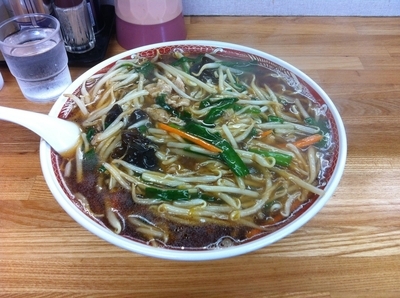 「もやしそば大盛」@峰来軒の写真