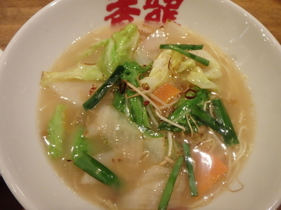 「春キャベツの野菜らーめん(780円)、よくばりＢセット」@香龍 可部店の写真
