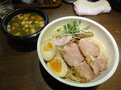 「カレーつけそば」@中華そば 煮干しやの写真