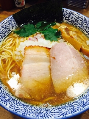 「極上煮干しそば¥780＋中盛¥50」@煮干しつけ麺 宮元の写真