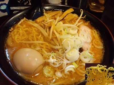 「大盛味噌ラーメン＋味付け玉子1000円」@麺屋 和光の写真