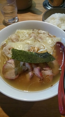 「焼豚わんたんしおそば  1100円」@支那そば なかじまの写真