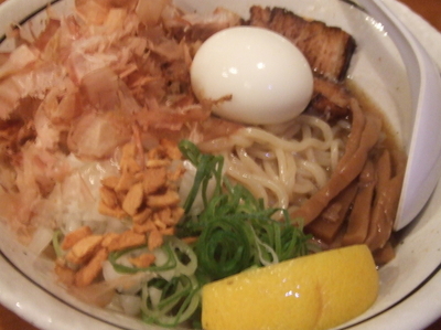 「和えそば(中)　９４０円」@中華そば しんの助の写真