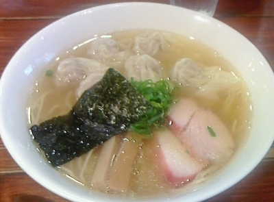 「白だし肉ワンタン麺」@八雲の写真