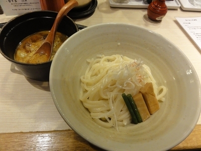 「もつカレーつけめん（1.5玉）」@鷄魚介 ほそ道の写真