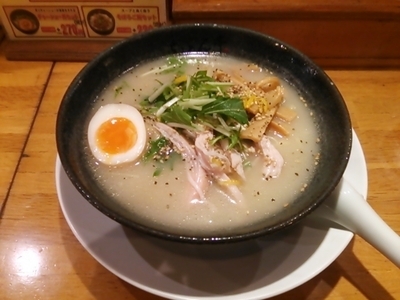 「鶏ゆず塩ラーメン」@ちりめん亭 方南町店の写真