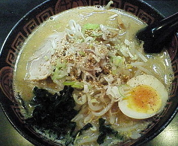 「あっさり味噌ラーメン　６５０円」@こだわる味噌ラーメン 我流 零 北千住店の写真