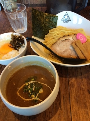 「濃厚SILKYつけ麺」@noodle kitchen ミライゑの写真
