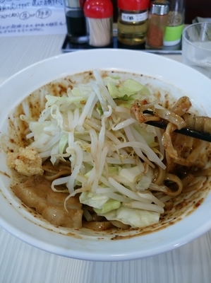 「火山（2辛）650円」@足立区役所裏環七ラーメン たくろうの写真