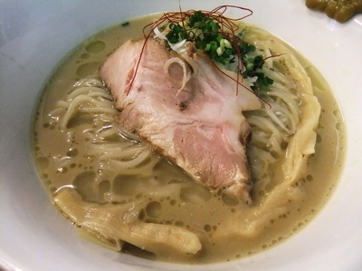 「【限定】牡蠣の冷やしラーメン（750円）」@貝だしラーメン 貝ガラ屋の写真