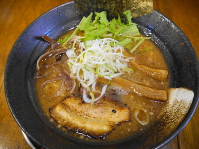 「魚介醤油＋替え玉＋替え玉」@絆麺の写真