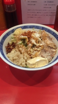 「まぜそば」@ジャンプの写真